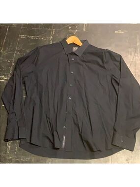 Armani Exchange Navy Blue Dress Shirt